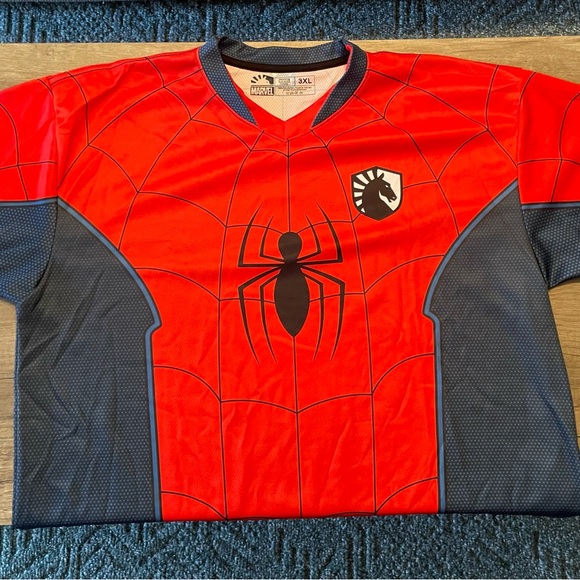 Team Liquid Spider-Man Jersey Size 3XL - Picture 1 of 6